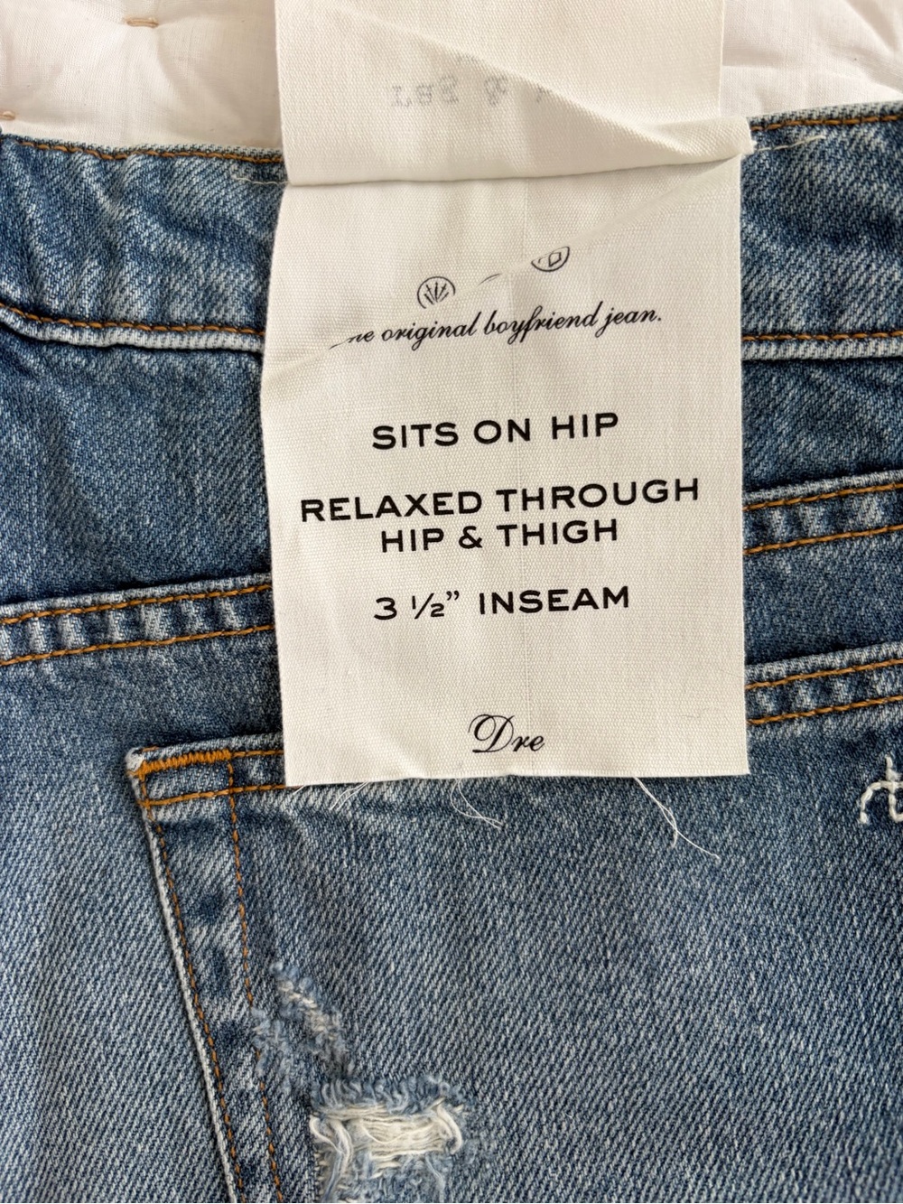 Rag and Bone Dre denim jean shorts Norwalk size 24 - Picture 8 of 15